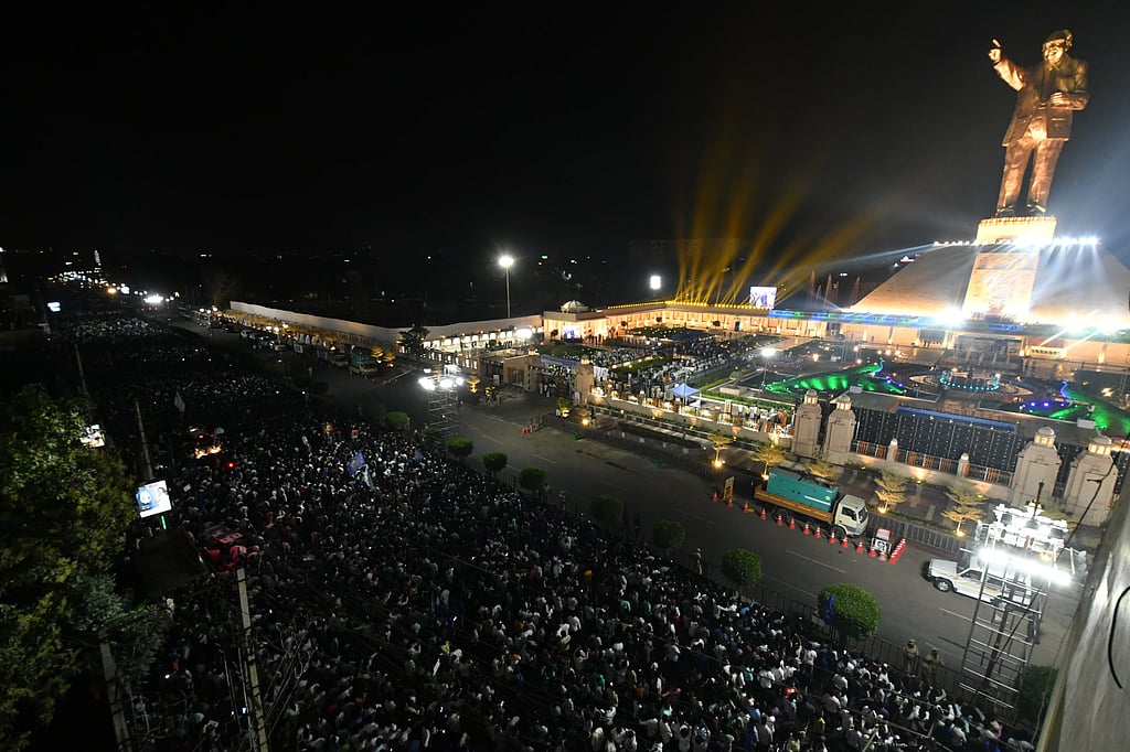 IN PHOTOS | World's tallest Ambedkar statue unveiled in AP's Vijayawada