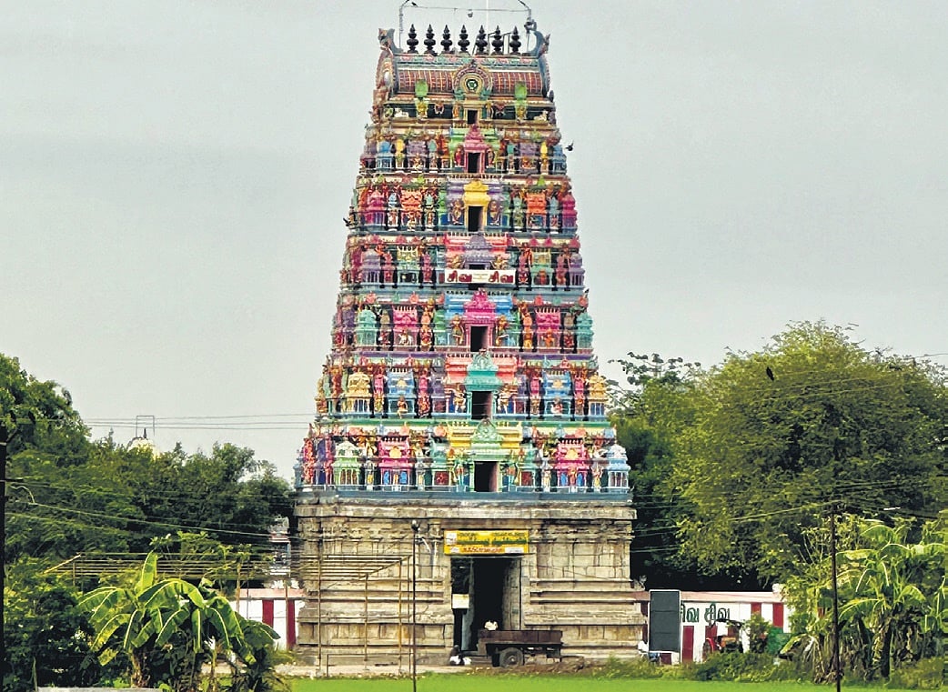 An ancient temple with a rare Siva Linga