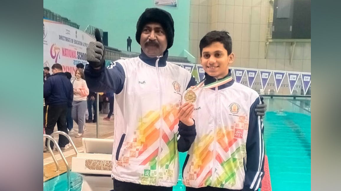 Teen sensation’s love affair with swimming