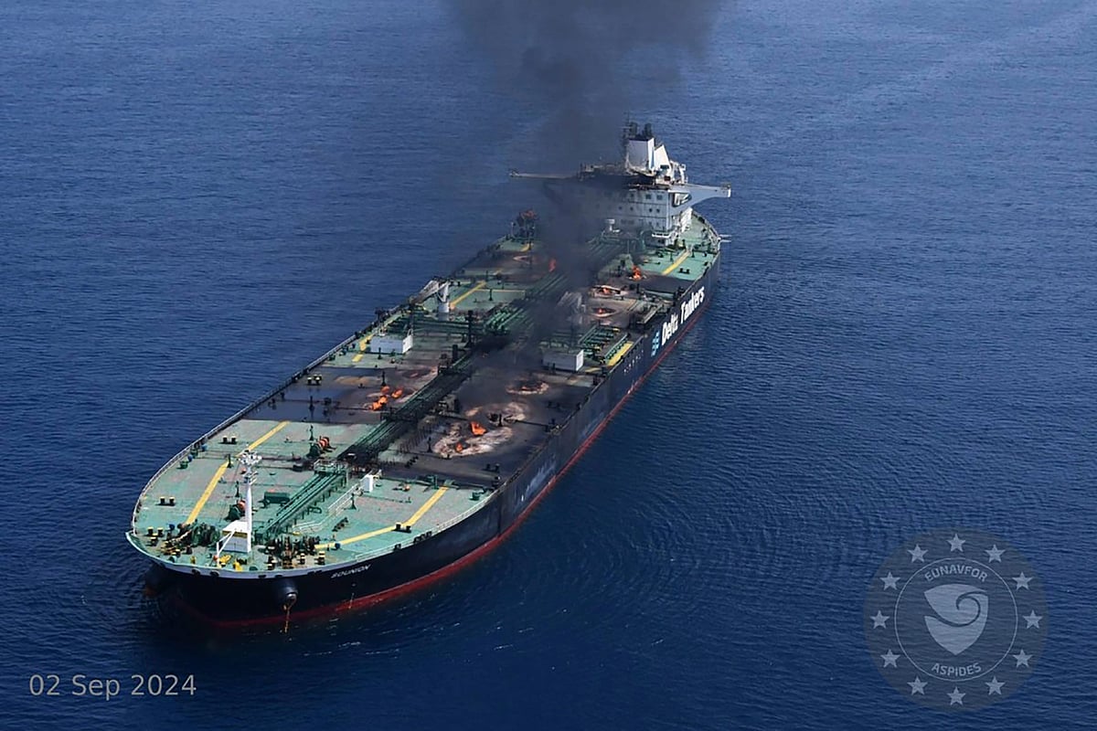 Yemen's Houthi rebels target oil tanker in the Red Sea