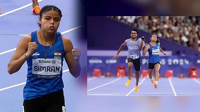 Paris Paralympics 2024: Simran wins bronze in women's 200m T12 final