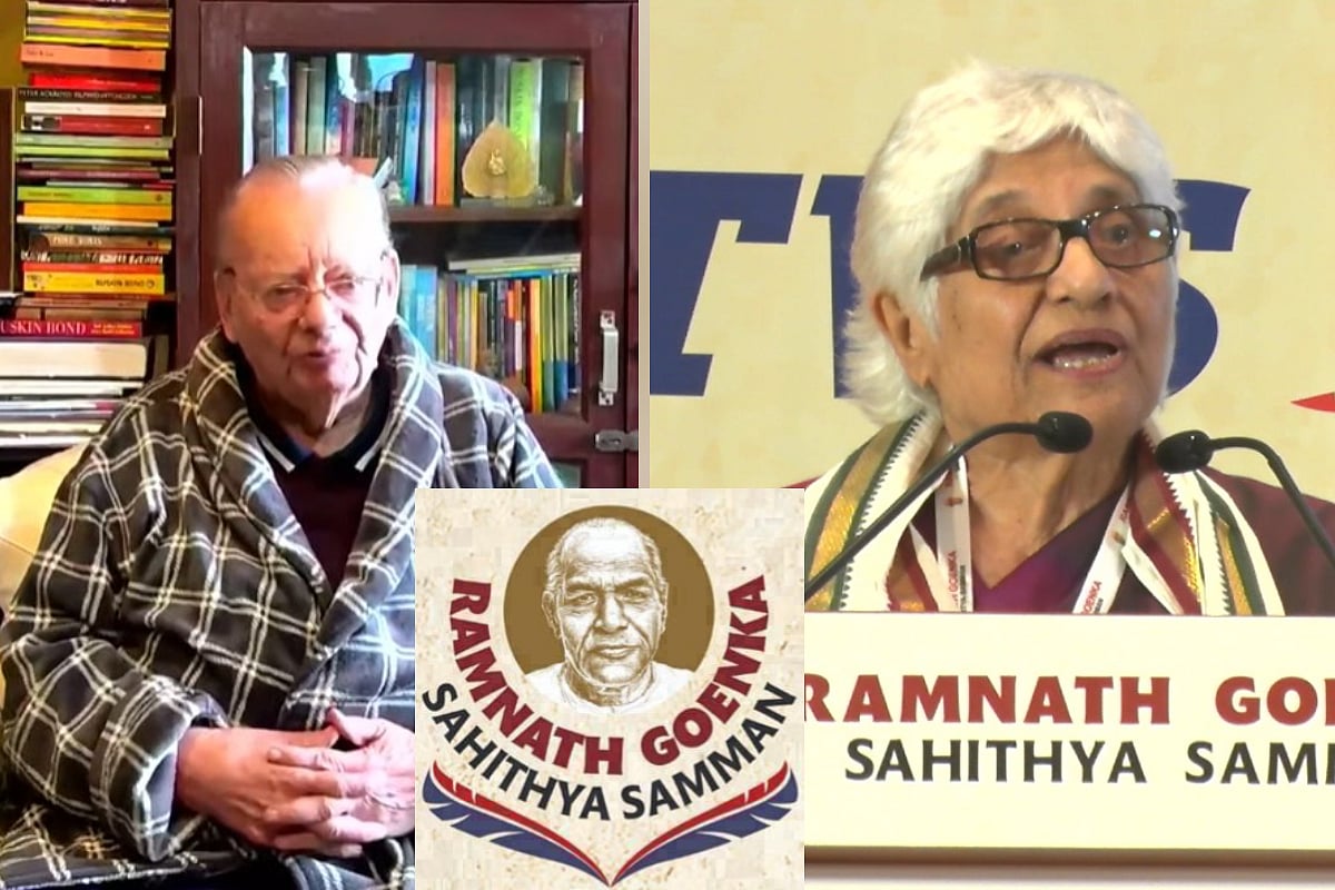 Ruskin Bond receives Ramnath Goenka Sahithya Samman for Lifetime ...