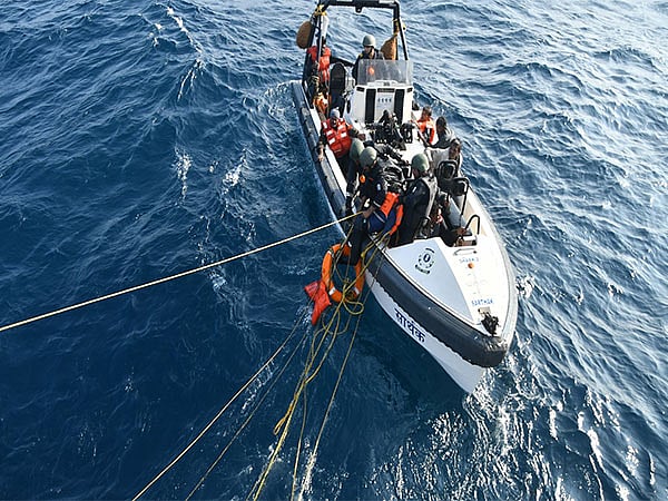 Nine fishers rescued from sinking boat