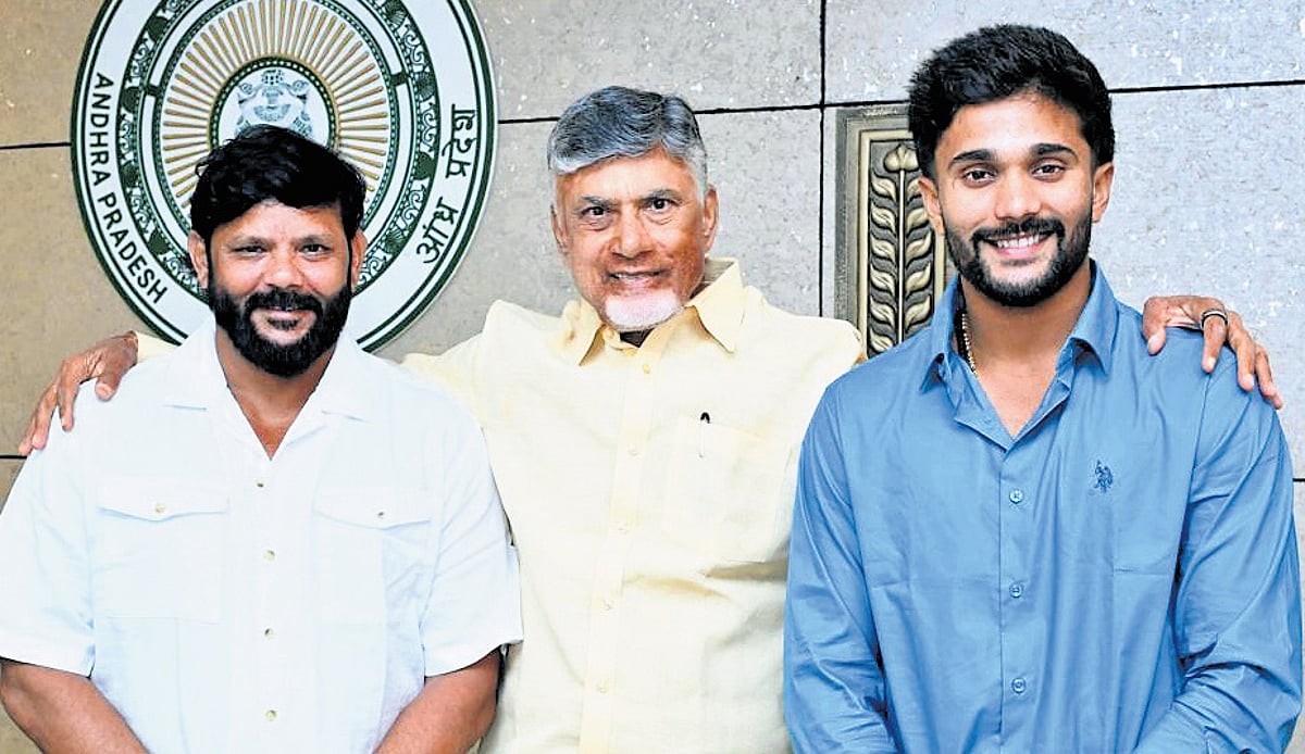 CM Naidu awards Rs 25 lakh to cricketer Nitish Kumar Reddy; promises ...