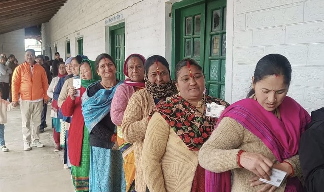 Uttarakhand local body polls: Voting underway, 22.6 per cent turnout by noon