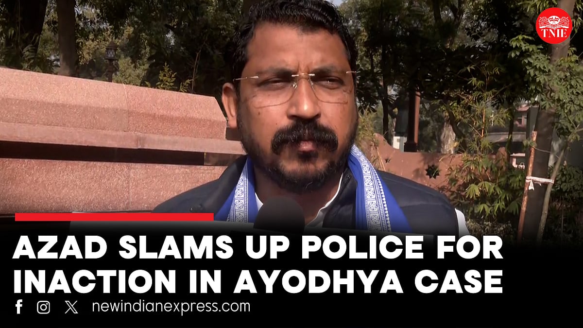 Nagina MP Chandrashekhar Azad protests demanding justice to the family ...