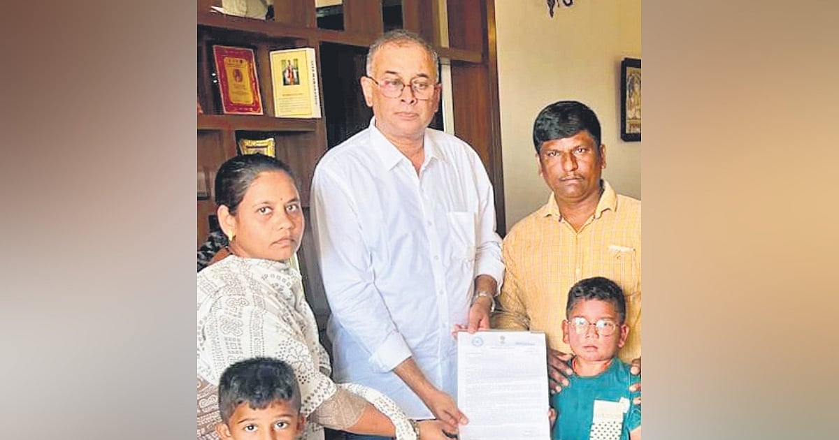 Telangana MP Ramasahayam Raghuram Reddy helps boy secure Rs 3 lakh for ...