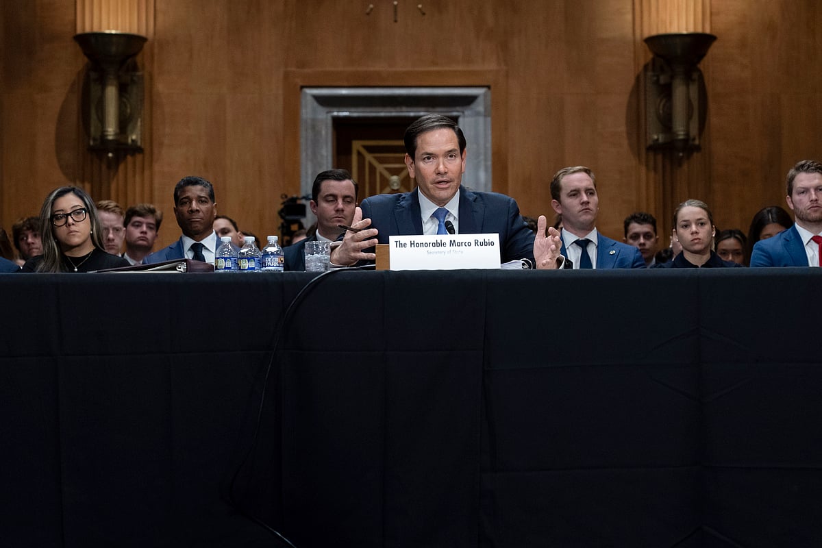 Rubio defends Trump's foreign policy as Democrats press him on Gaza aid ...