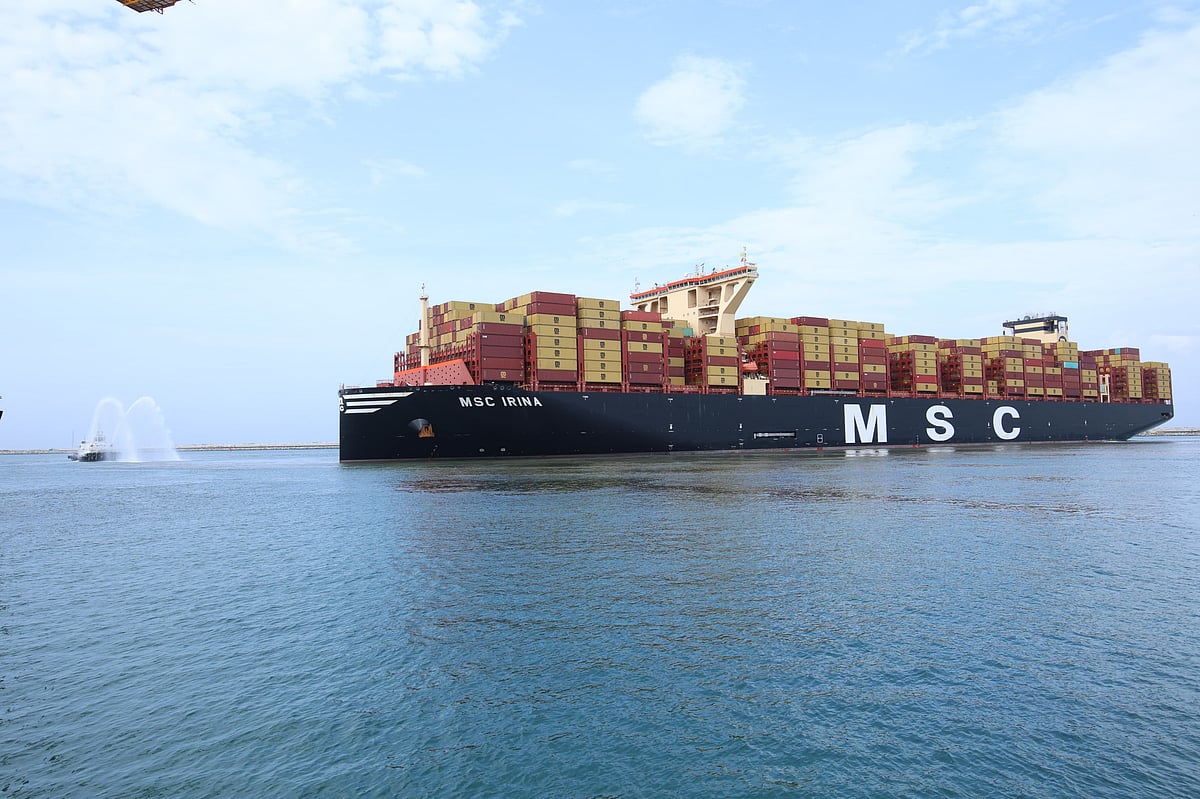 MSC Irina, world’s largest container ship, docks at Vizhinjam; first in ...