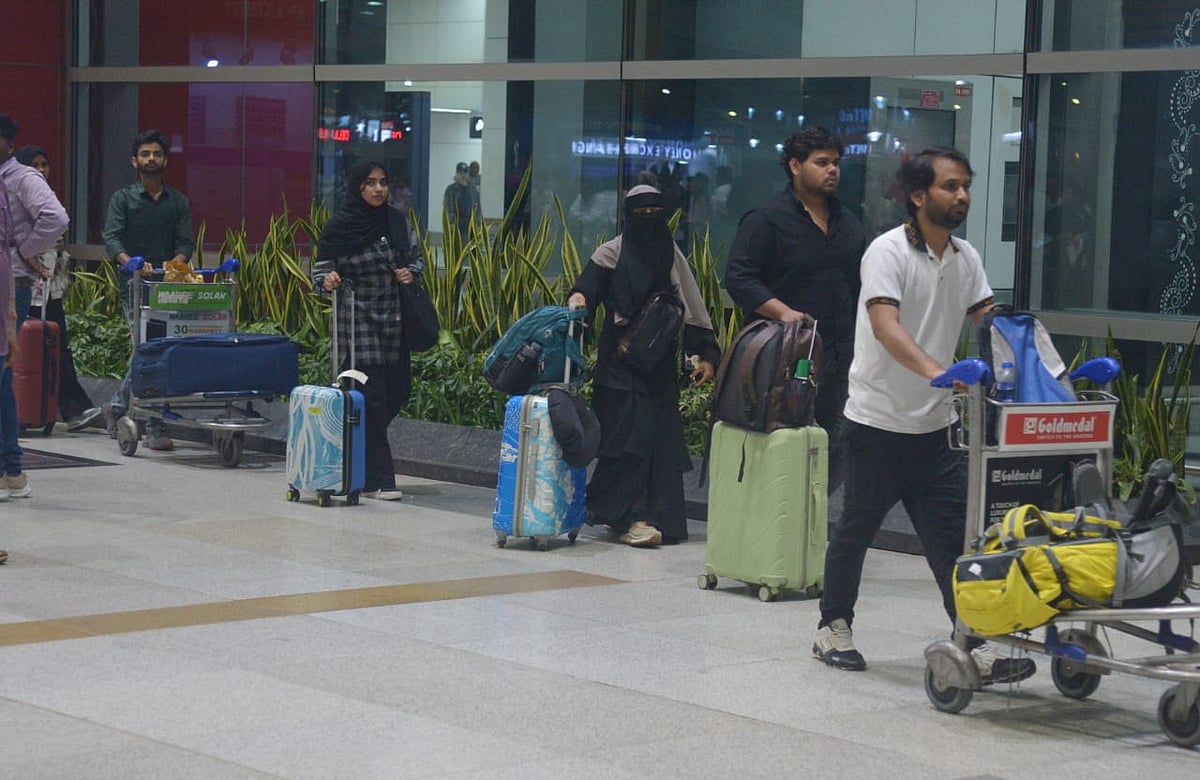Flight Carrying 110 Indian Students Evacuated To Armenia From War Torn