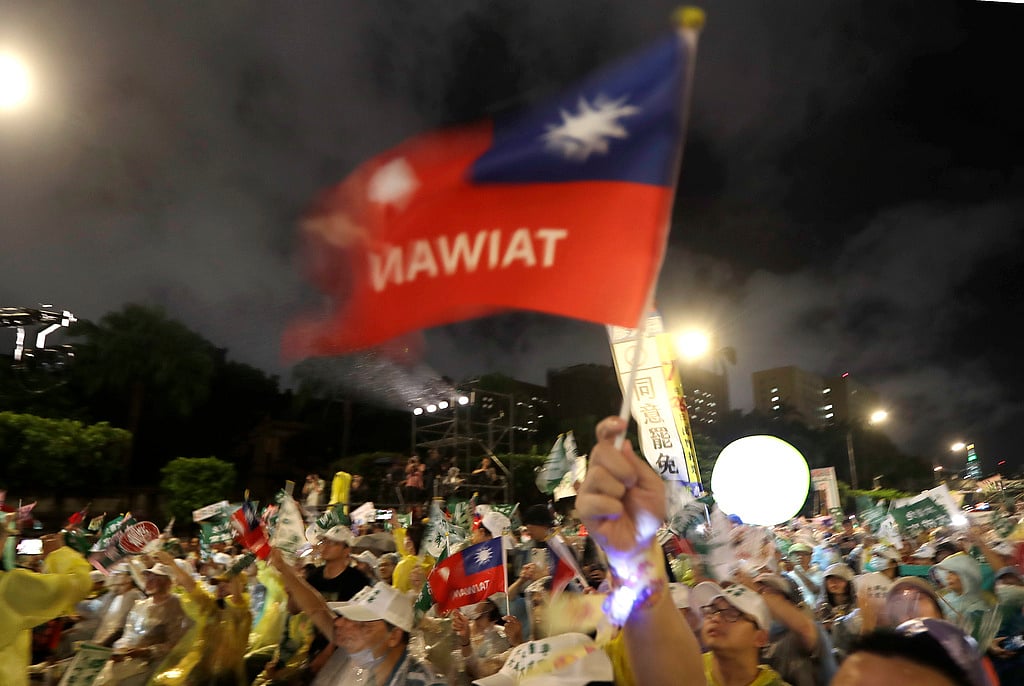 Taiwanese rally for and against the recall of opposition lawmakers seen ...