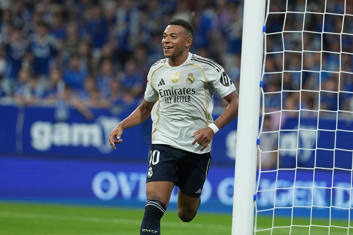 Kylian Mbappe fires Real Madrid to victory at Real Oviedo