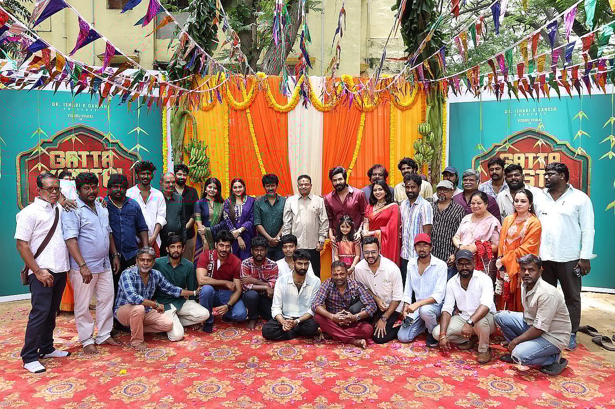 Vishnu Vishal-Aishwarya Lekshmi’s Gatta Kusthi 2 goes on floors Vishnu Vishal-Aishwarya Lekshmi’s Gatta Kusthi 2 goes on floors