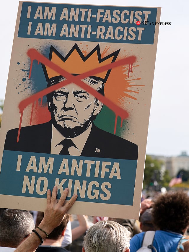 No Kings' protests sweep the US as demonstrators push back against Trump's authoritarian drift