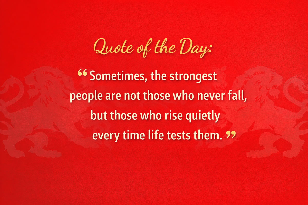 Start Fall Strong Quote of the Day | Rise Strong After Every Fall