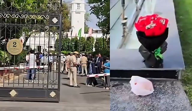 Security scare at Delhi Assembly as masked man forcefully drives ...