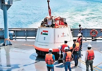 ISRO announces completion of second drop test for Gaganyaan