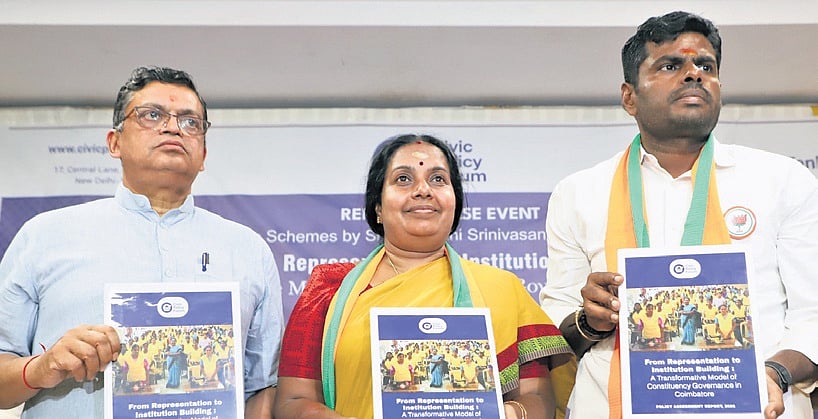 Annamalai ‘lauds’ Premalatha for speech on violence, drug culture in front of CM